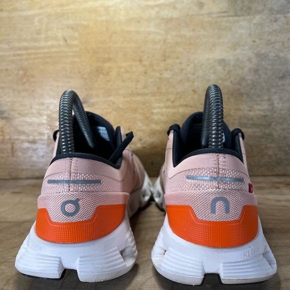 On Cloud X 3 Sneakers REFLECTIVE Womens Sz 6.5 Running Shoes Sneakers Rose Sand - Picture 5 of 12